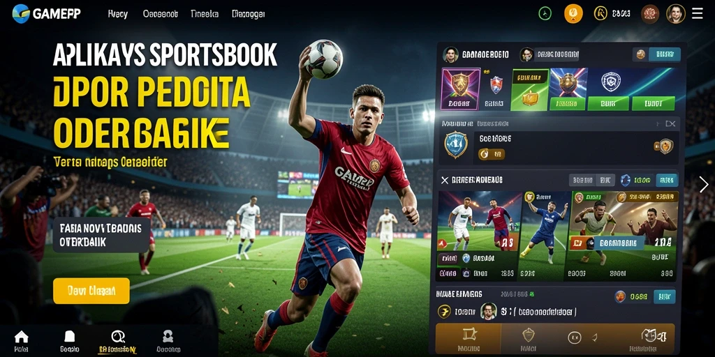 Tampilan menarik dari gameplay Sportsbook di GAMERP.