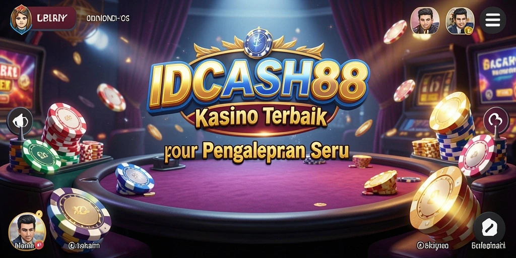 Tampilan permainan kasino yang menarik dan interaktif di IDCASH88.
