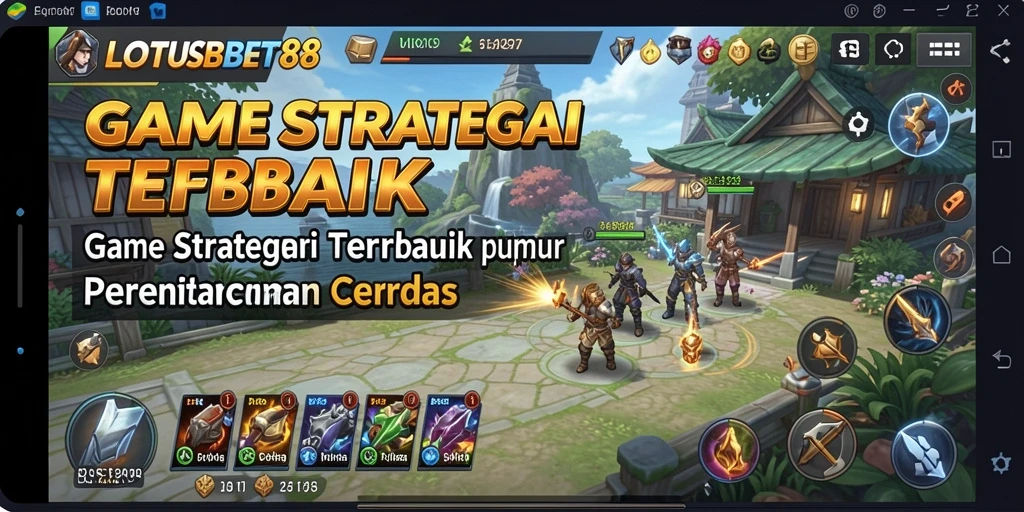 Screenshot LOTUSBET88 menunjukkan aksi penuh strategi dan taktik cerdas.
