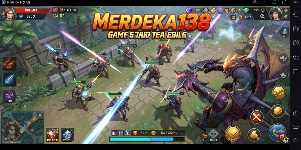 Tampilan gameplay seru di MERDEKA138 dengan strategi SLG.