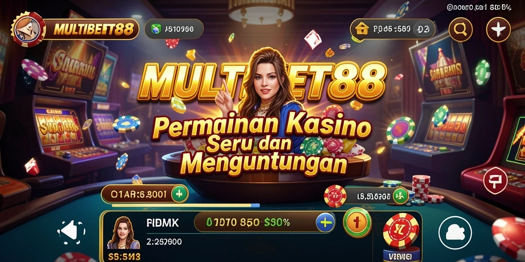 Tampilan menarik dalam game Kasino MULTIBET88 yang seru.