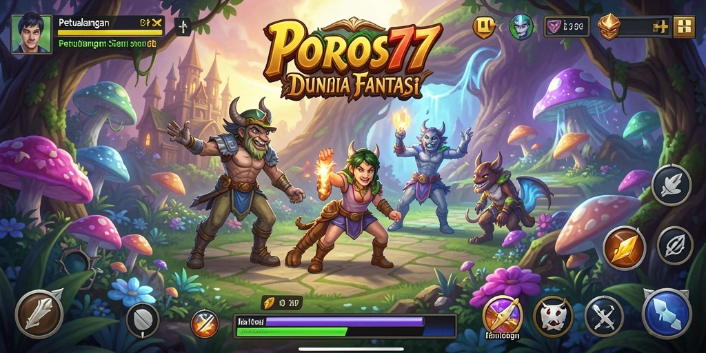 Tangkapan layar utama dari gameplay <strong>POROS77</strong> yang menunjukkan petualangan yang menegangkan.