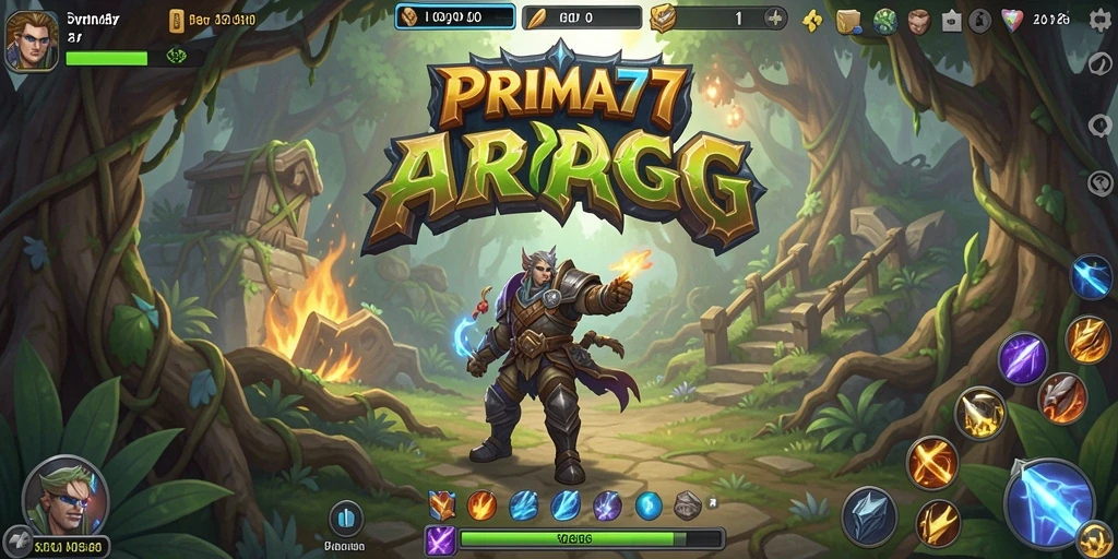 Tangkapan layar yang menampilkan aksi epic dalam PRIMA77.