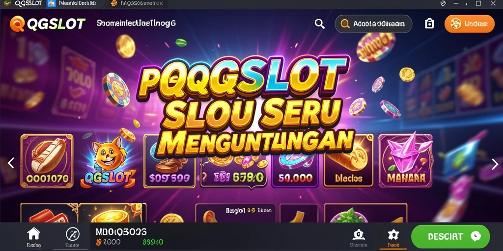 Screenshot gameplay QQSLOT menampilkan putaran slot yang seru.