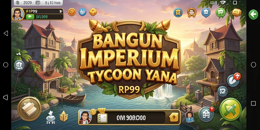 Screenshot gameplay RP99 menunjukkan keseruan manajemen bisnis Tycoon.