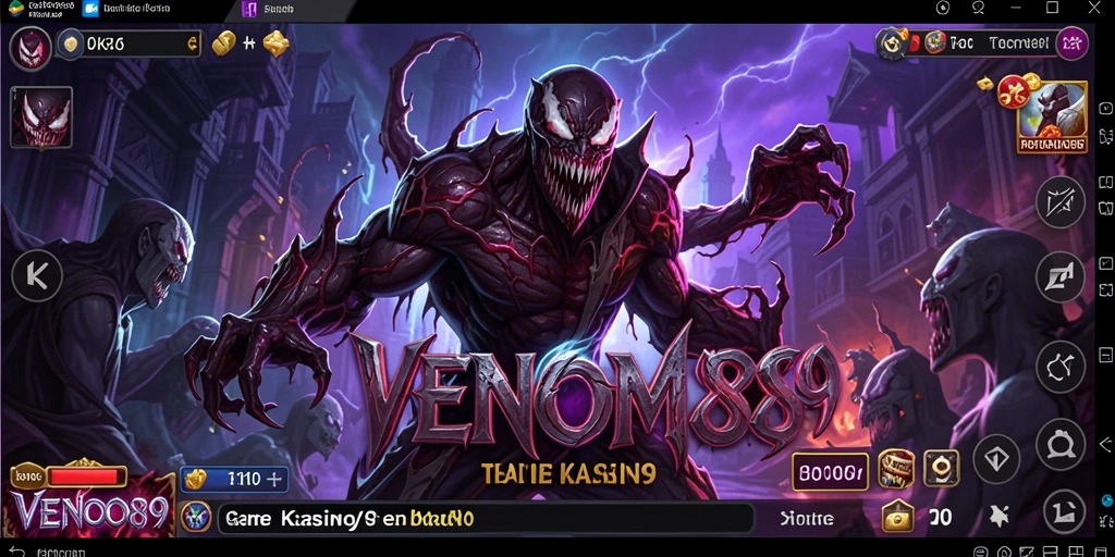 Tampilan gameplay Kasino yang menarik dan menegangkan di VENOM889.